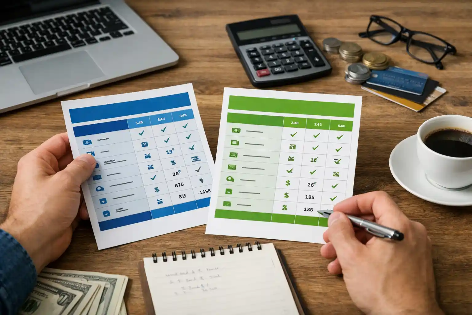 Cómo comparar cuentas bancarias